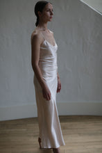 Load image into Gallery viewer, Liquid Slip Dress Long | Champagne