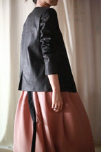 Load image into Gallery viewer, Silk Pleated Wrap Skirt