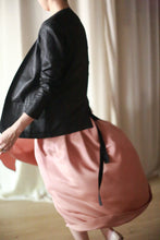 Load image into Gallery viewer, Silk Pleated Wrap Skirt