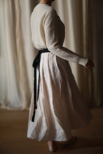 Load image into Gallery viewer, Linen Pleated Wrap Skirt