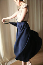 Load image into Gallery viewer, Silk Pleated Wrap Skirt