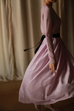 Load image into Gallery viewer, Silk Pleated Wrap Skirt