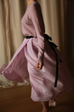 Load image into Gallery viewer, Silk Pleated Wrap Skirt