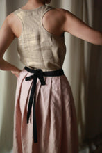 Load image into Gallery viewer, Linen Pleated Wrap Skirt