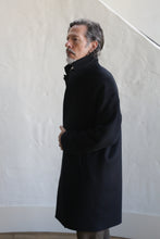 Load image into Gallery viewer, Men&#39;s Coat | Watermark Double Face Cashmere Black