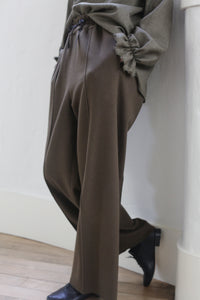 Cashmere Trousers | Olive