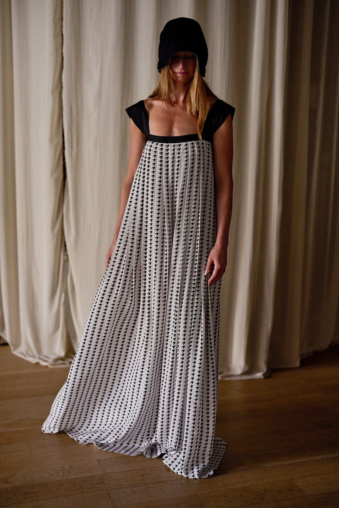 Hand Pleated Peony Dress