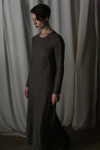 Long Sleeved Crewneck Dress