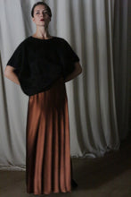 Load image into Gallery viewer, Copper Pleated Layered Skirt