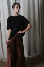 Load image into Gallery viewer, Copper Pleated Layered Skirt