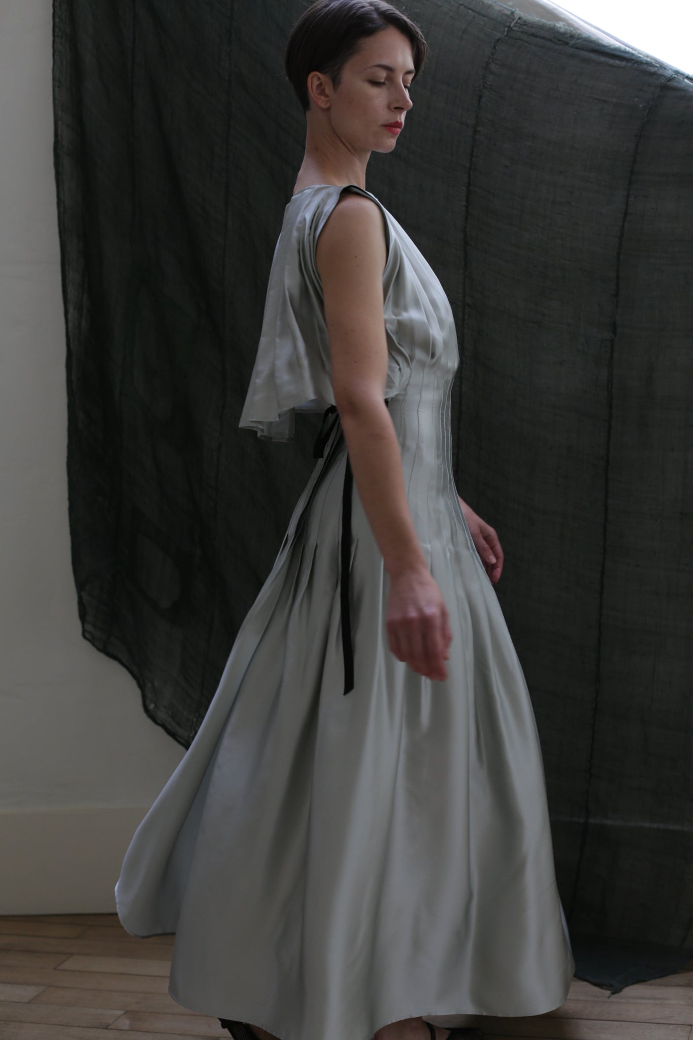 Hand Pleated Column Dress Hand Pleated Column Dress