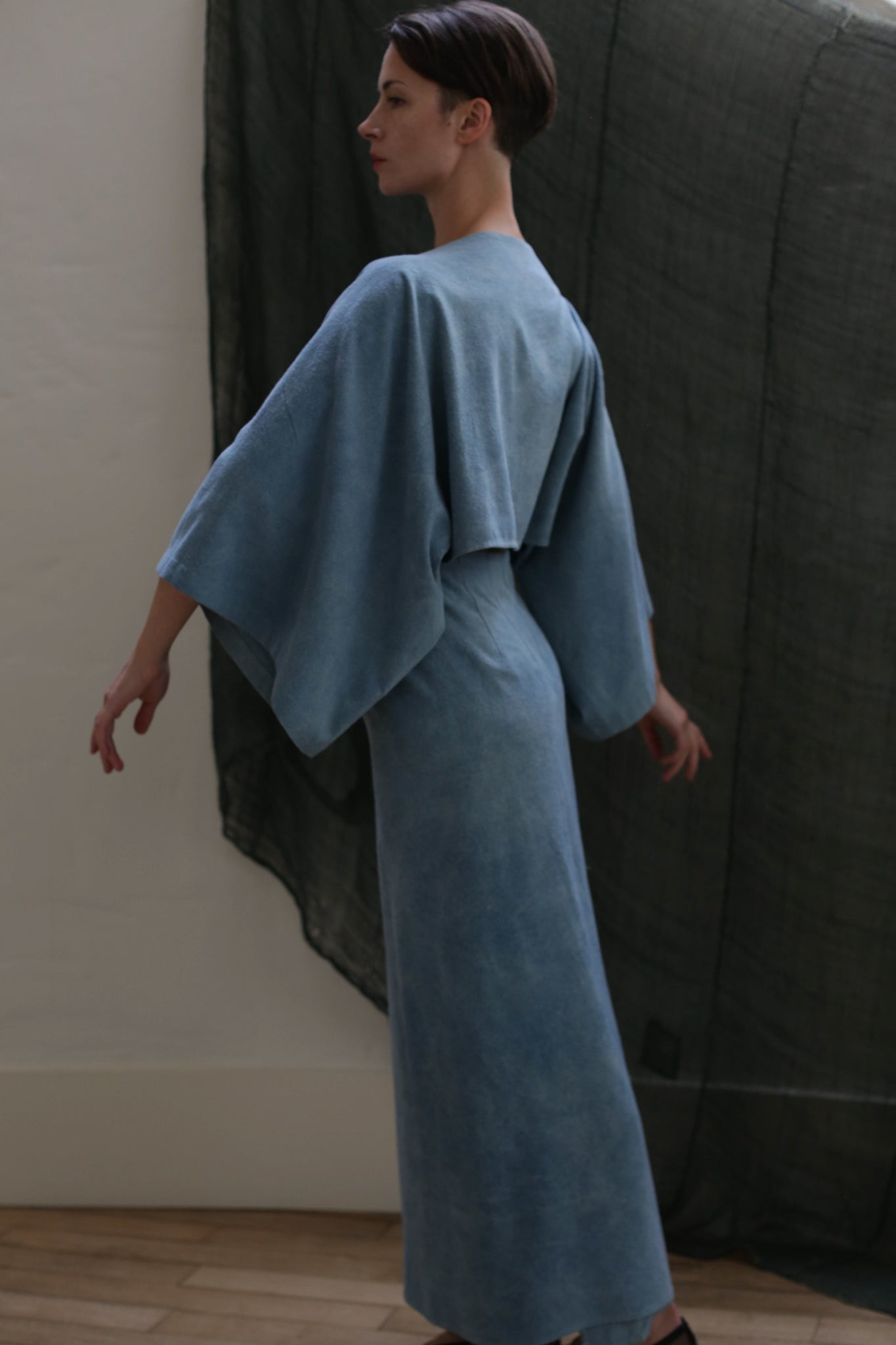 silk noil dress Silk Noil Slip Dress: Tonal Browns Sueno Made Kauai