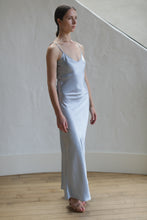 Load image into Gallery viewer, Liquid Slip Dress Long | Aluminum
