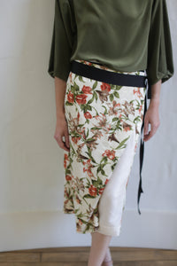 Petal Wrap Skirt | Floral