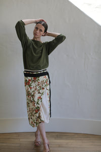 Petal Wrap Skirt | Floral