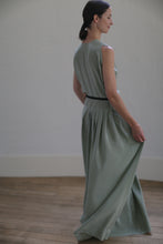 Load image into Gallery viewer, Silk Crepe Wrap Dress | Jade
