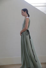 Load image into Gallery viewer, Silk Crepe Wrap Dress | Jade