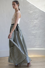 Load image into Gallery viewer, Charmeuse Pleated Long Wrap Skirt | Big Polkadot