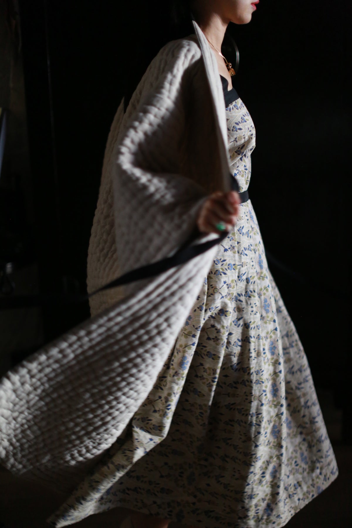 Vivada Quilted Kimono Coat