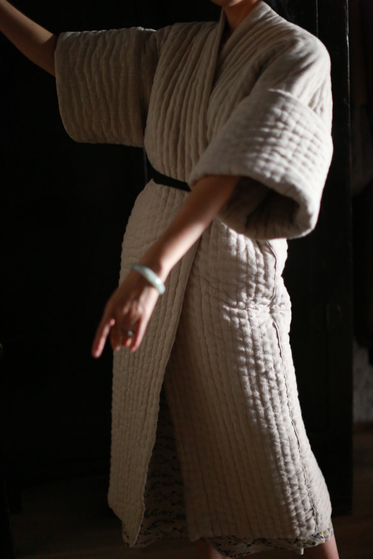 Vivada Quilted Kimono Coat