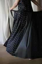 Load image into Gallery viewer, Cotton Wrap Skirt | B/W Polkadot