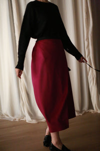 Cashmere Petal Skirt