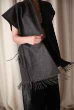 Load image into Gallery viewer, Men&#39;s Scarf Vest | Charcoal