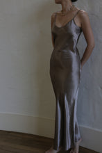 Load image into Gallery viewer, Liquid Slip Dress Long | Mink