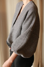 Load image into Gallery viewer, Cashmere House Cardi | Grey Colorblock