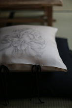 Load image into Gallery viewer, Hand Painted Silk Organza Pillow Cover