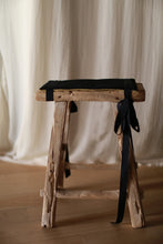Load image into Gallery viewer, Antique Stool with Cashmere Pad