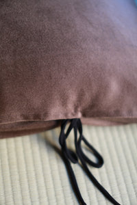 Cashmere Floor Cushion Cover | Taupe