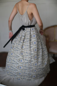 Lina Lapis Pleated Wrap Skirt