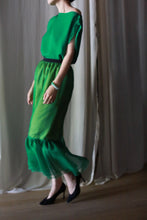 Load image into Gallery viewer, Chiffon Moonflower Top | Emerald