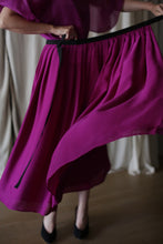 Load image into Gallery viewer, Georgette Pleated Wrap Skirt | Fuchsia