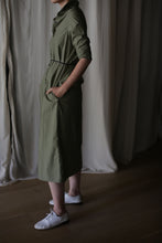 Load image into Gallery viewer, Typewriter Shirtdress | Olive