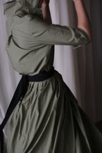 Load image into Gallery viewer, Typewriter Wrap Skirt | Olive