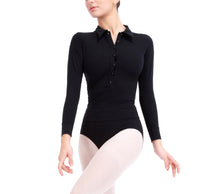 Load image into Gallery viewer, Repetto Collar Shirt Leotard